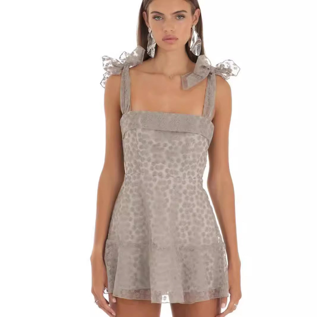 Women's Sheer Mesh Summer Party Dress