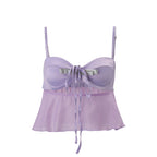 Women Clothing Summer Sexy Wrapped Chest Sexy Slim Fitting Suspenders Vest Women