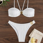 Metal Buckle Bikini Swimwear