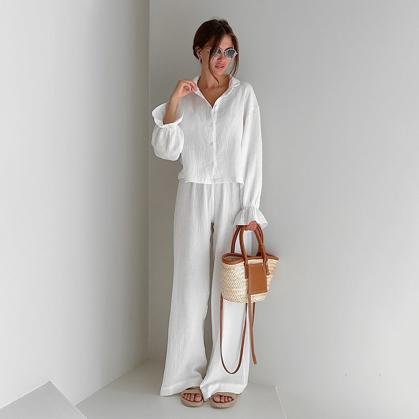 White Pajamas Lingerie