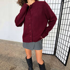 Soft Knit Button Cardigan