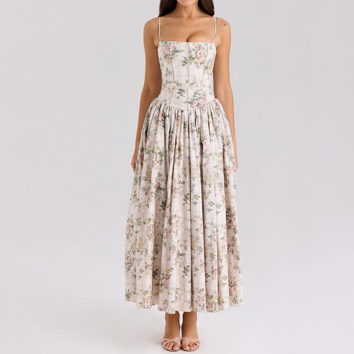 Beige print