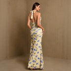 Women's Halter Pleated Dress