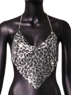 Leopard Print Silver