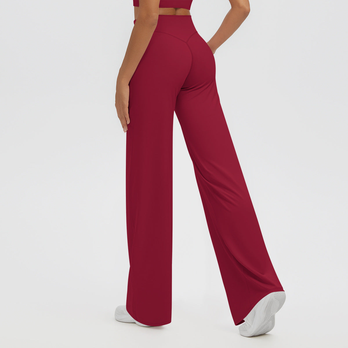 Yoga Pants High Waist Straight Pants Loose Slimming Wide Leg Pants Yoga Clothes