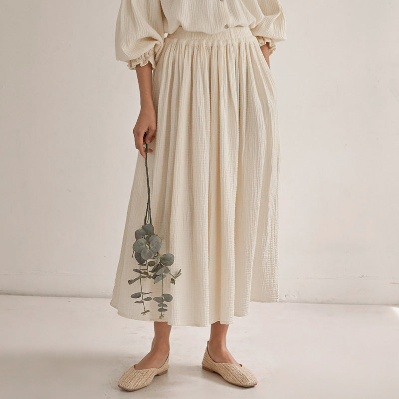 Beige skirt
