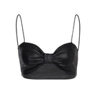 's New Fashion Strappy Bow Vest Sling Top