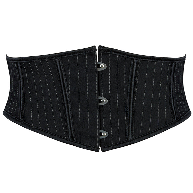 Black Striped Short Style