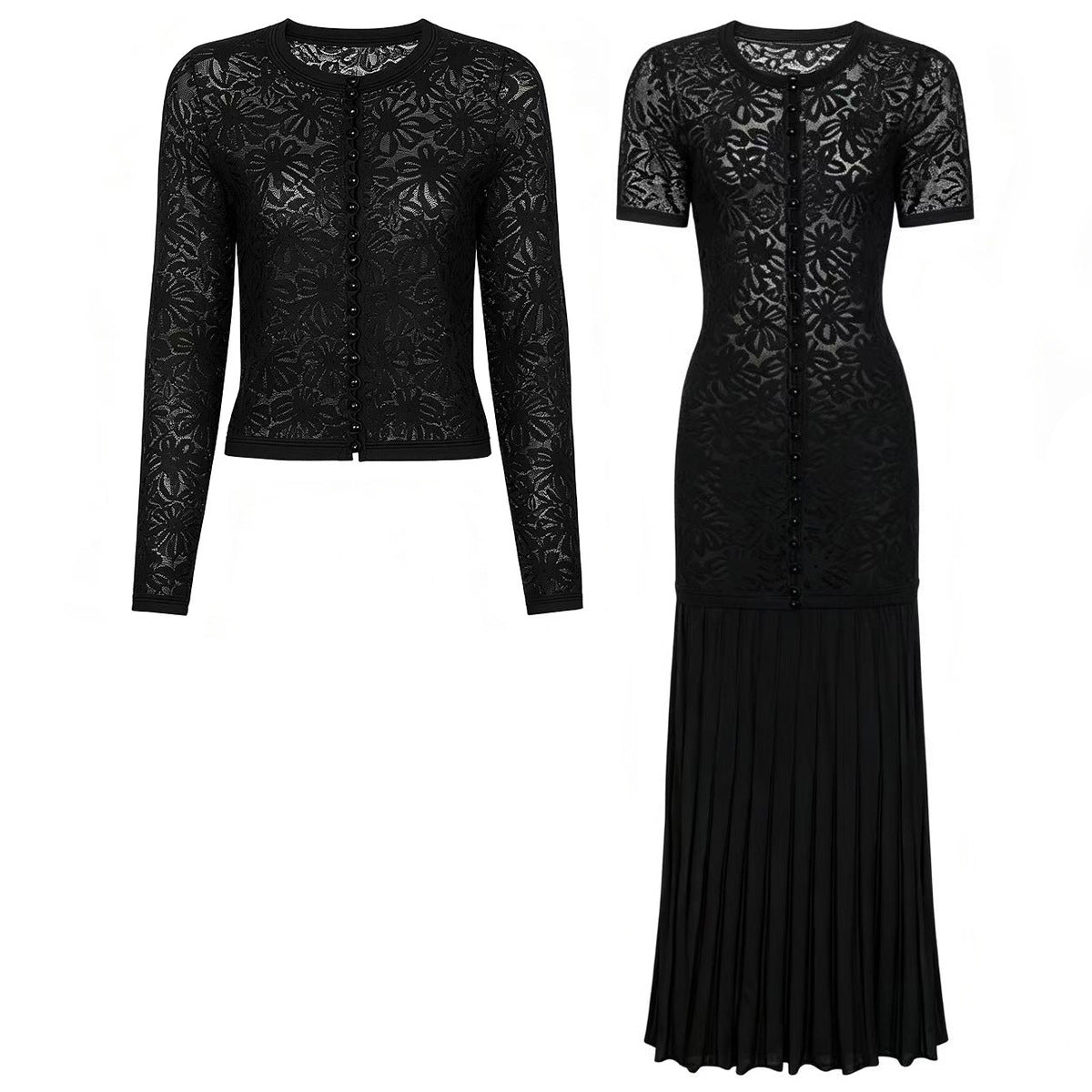 Black Two-Piece Set