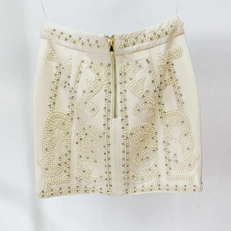 Goods Stars Embellished Beads Diamond Metal Sheet Halterneck Vest Top Dress