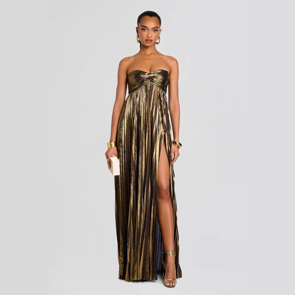 Women's Wrap Evening Dress