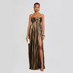 Women's Wrap Evening Dress