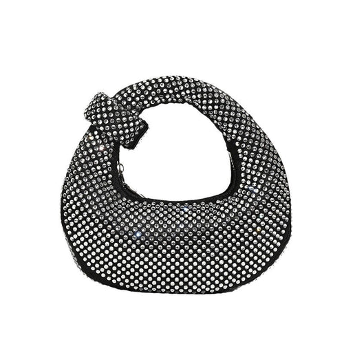 Dinner Bag Retro Party Small Clutch Full Diamond Exquisite Women Bag Office Shoulder Bag