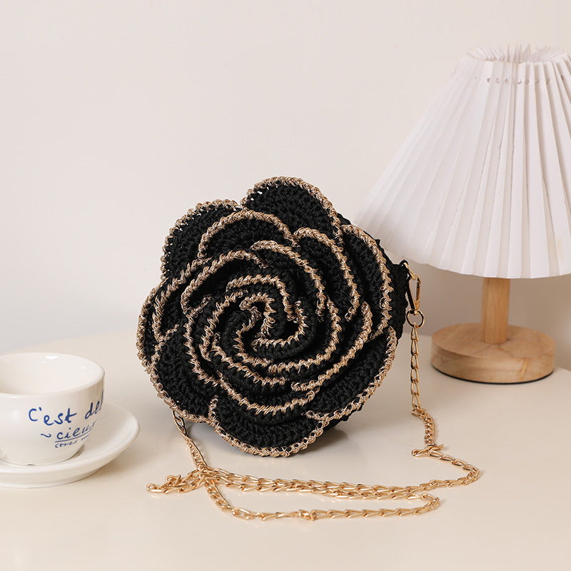 Golden Edge Camellia Black