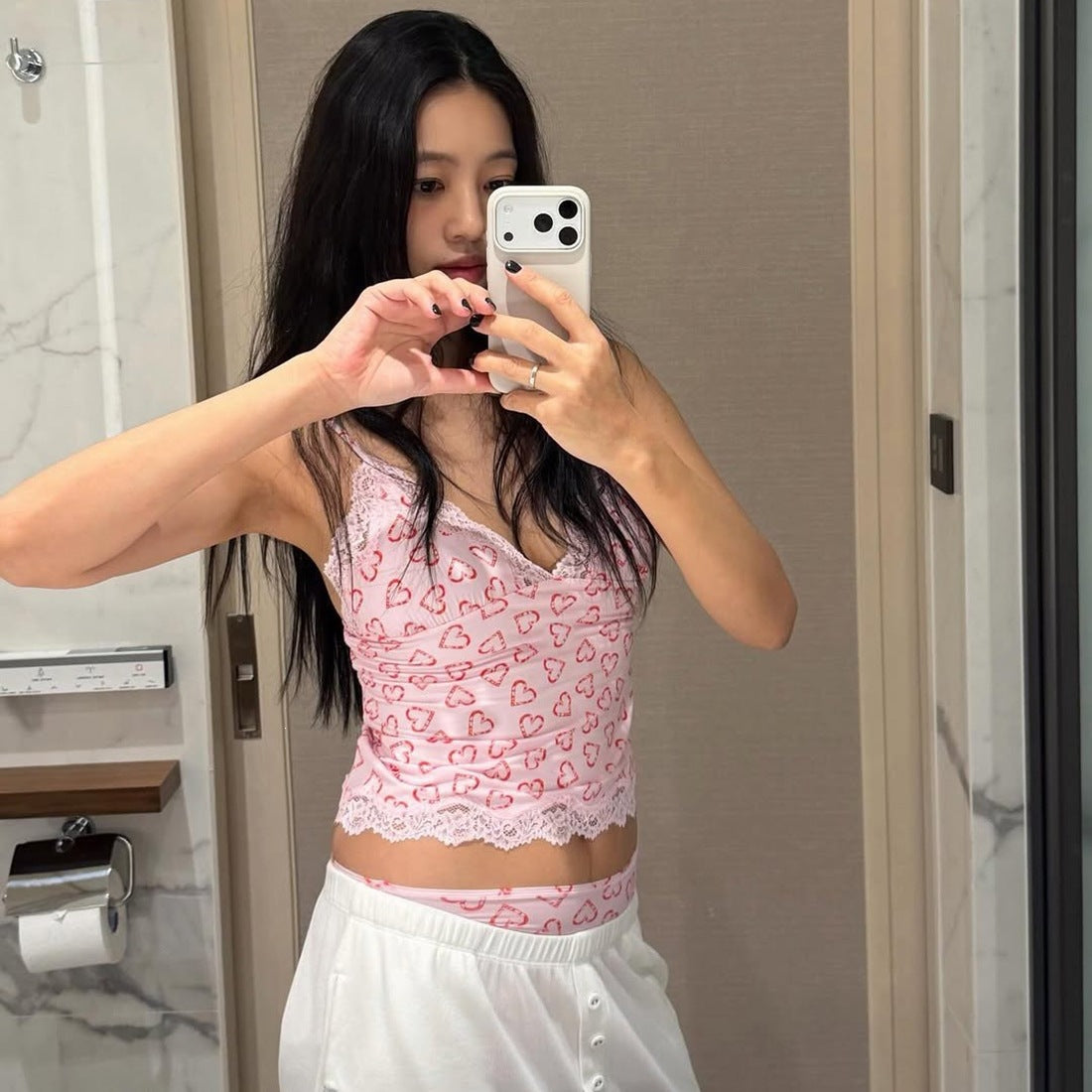 Spring Summer Women Clothing Sexy Printed Strap Hip Lace