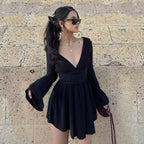 Women's V-Neck Mini Dress