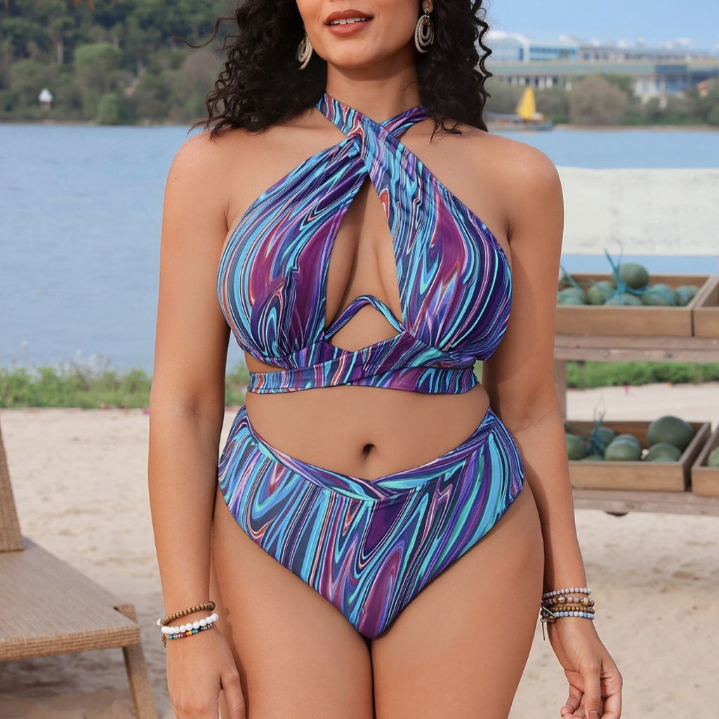 Plus Size One-piece Swimwear