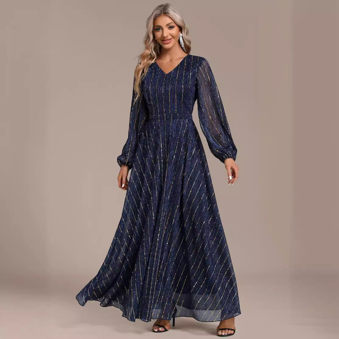 Women's Arrival Middle East Sequ Dress Socialite Dress Sequined Dress For Cocktail