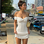 Women's Sheath Polka Dot Dress