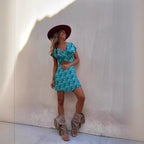 Women's Short Sleeve Summer Dress
