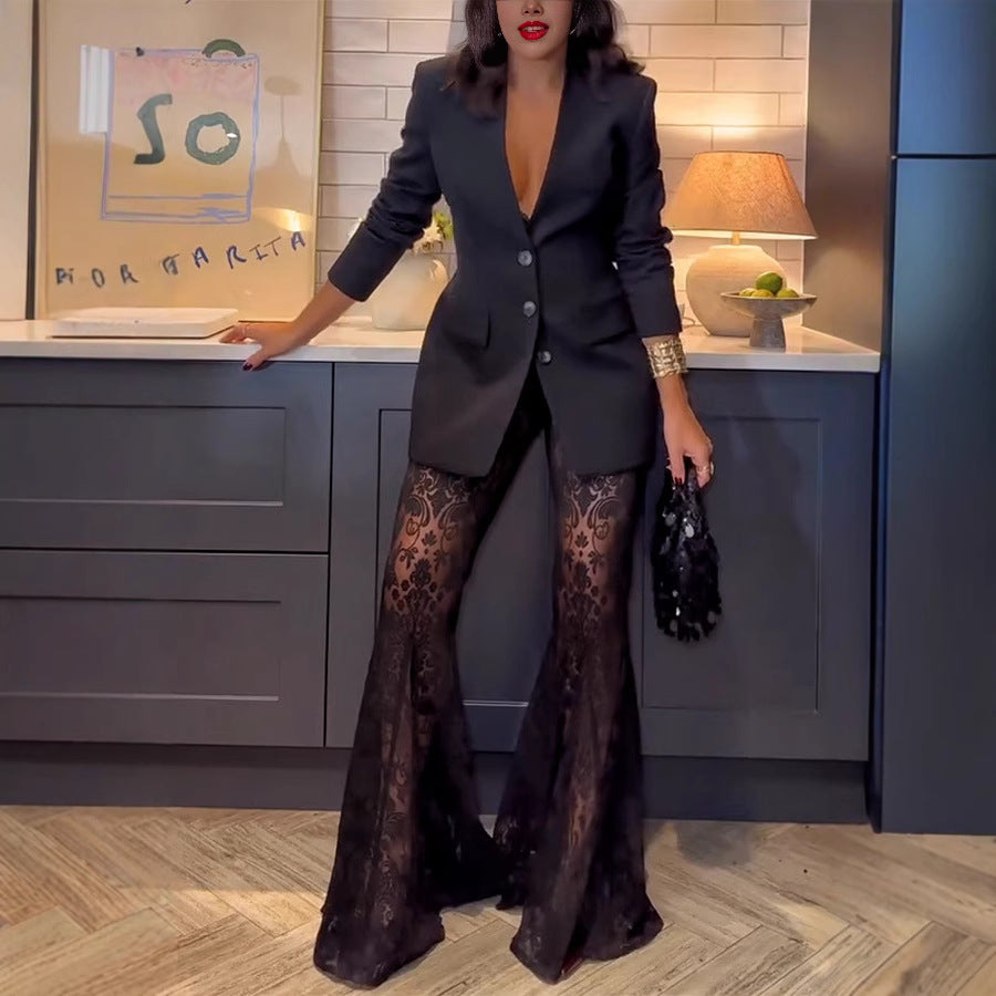 Women's Lace Two-Piece Set