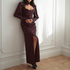 Women's Floral Long Sleeve Dress