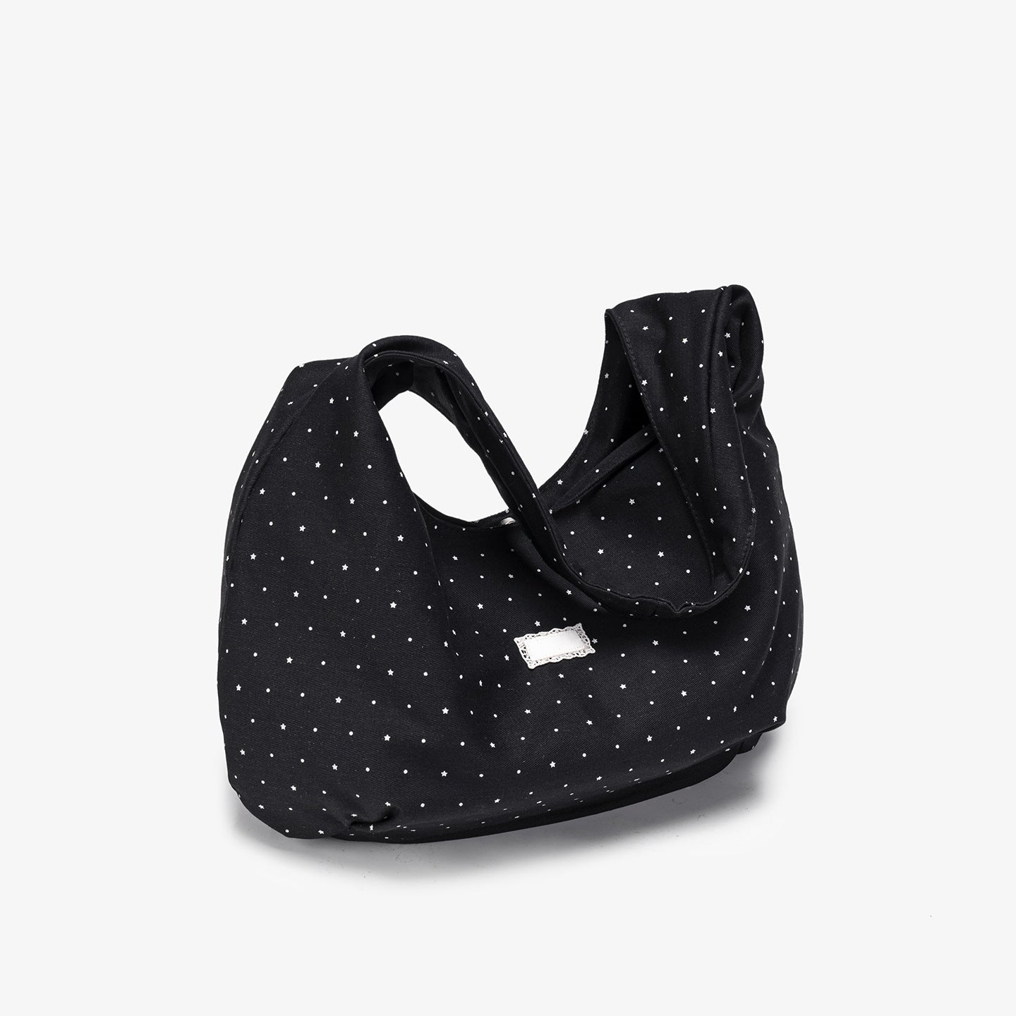 Korean Polka Dot Shoulder Bag Women Casual Office Tote Bag Western All Matching Portable Underarm Bag