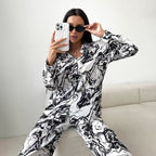 Satin Pajamas Lingerie