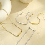 Diamond Necklace DIY Laser Sculpture Necklace 18K Real Gold