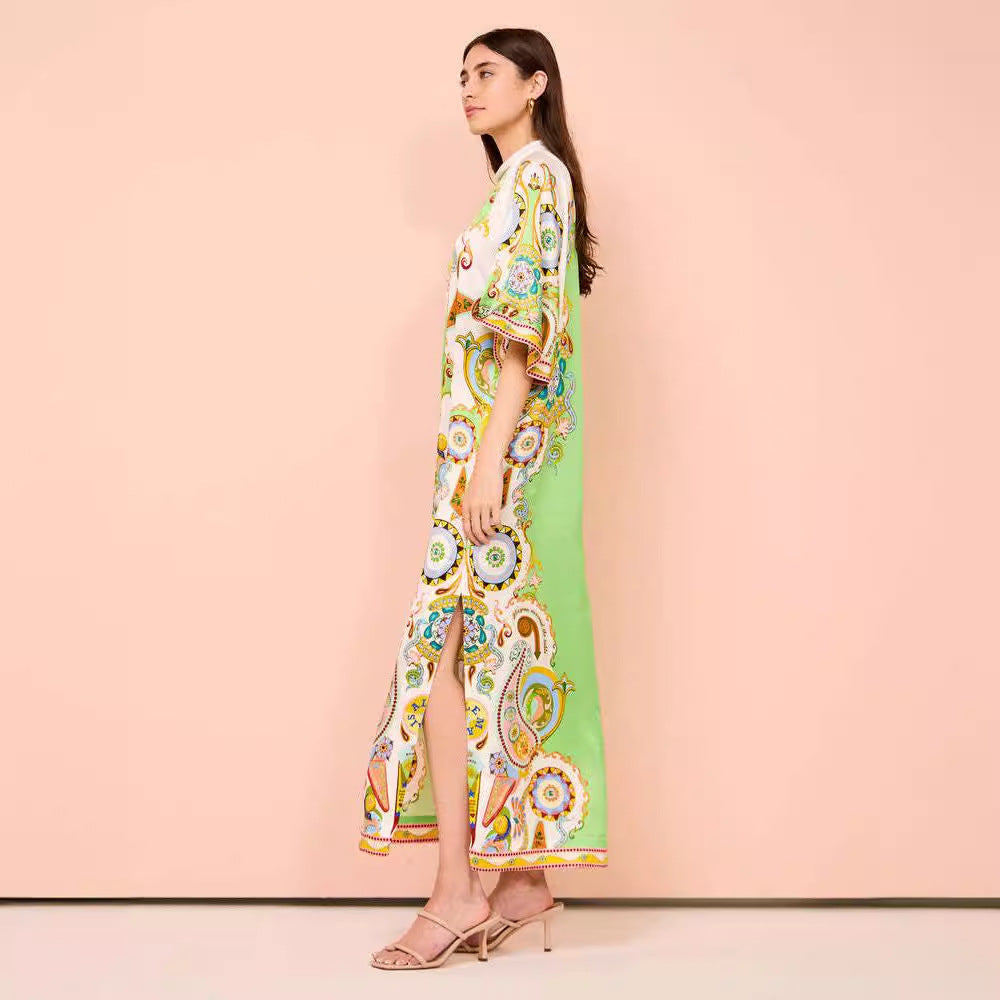 Women's Satin Maxi Dress