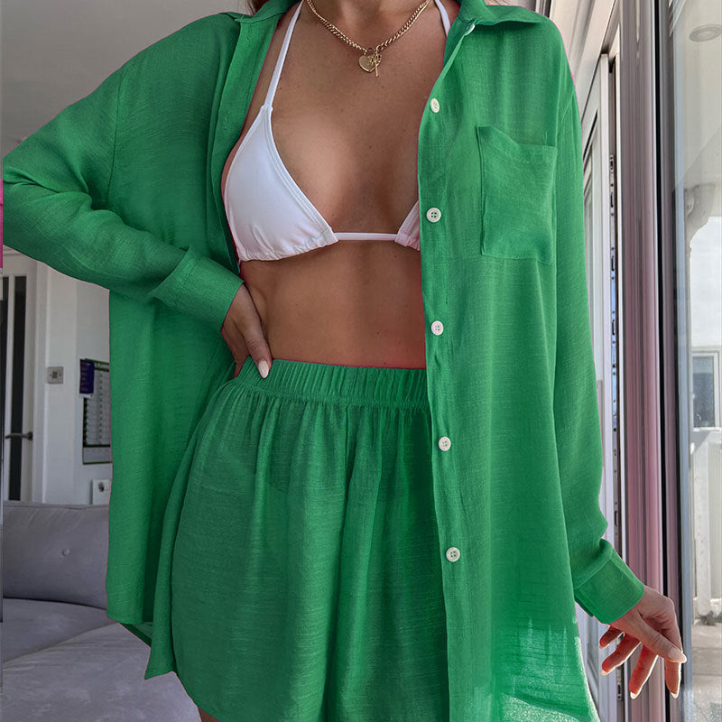 Beach Blouse Cover Up Swimwear