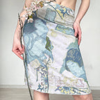 Artistic Retro Japanese Abstract Printing Elegant Graceful