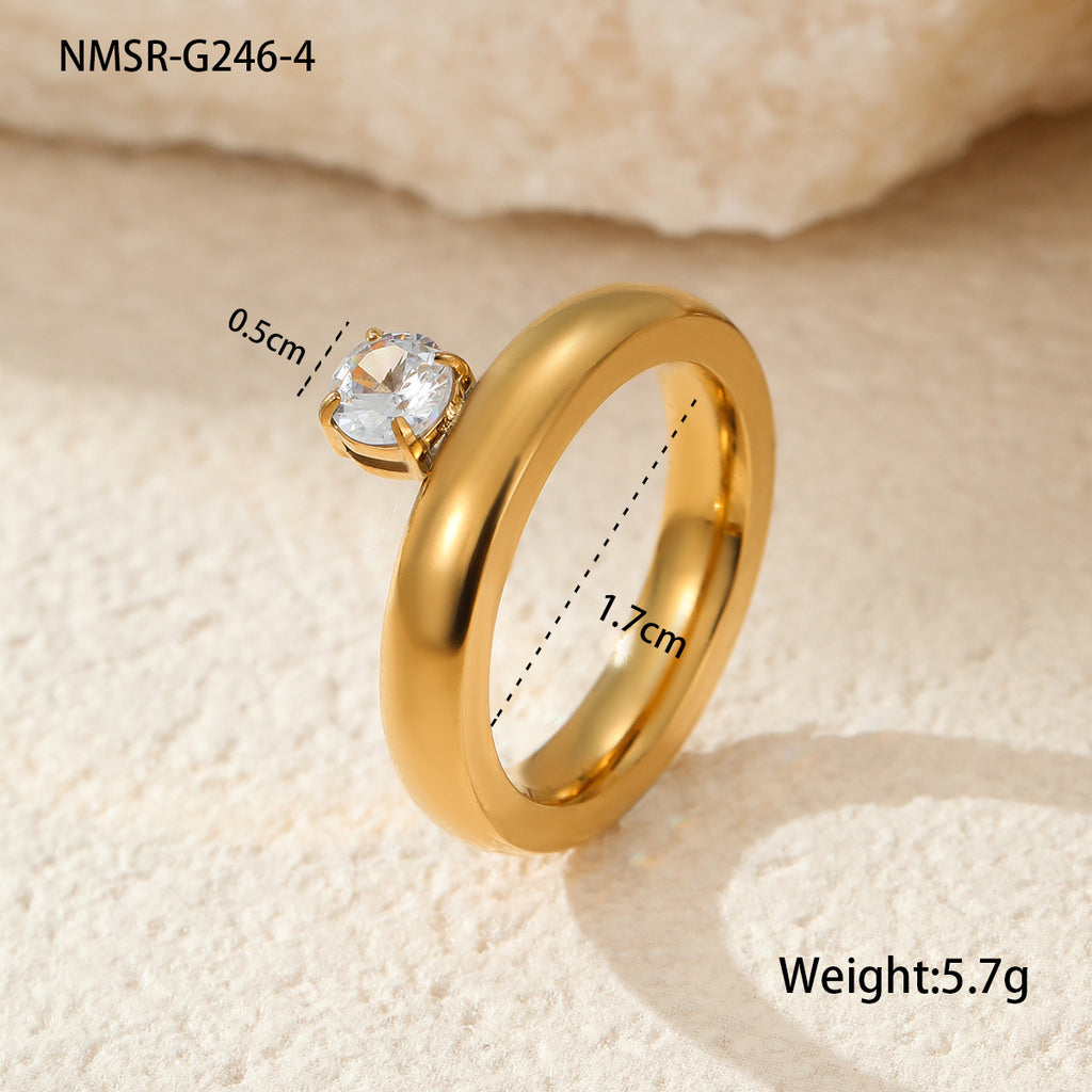NMSR-G246-4 round Diamond Ring