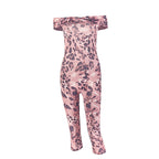 Slim Fit Women Leopard Print Printed Waist Controlled Off Neck