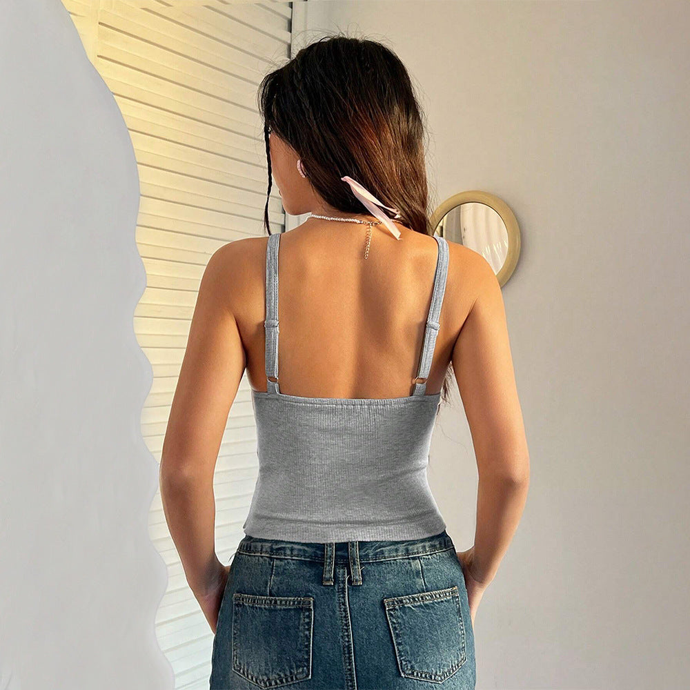 Women’s Twist-Front Slim Camisole Top