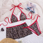 Leopard Print Cover Up Swimwear