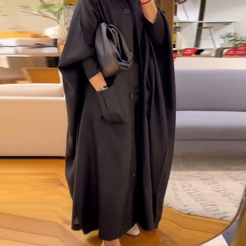 Fall Clothing Design Bat Loose Long Coat