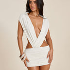 Women's Backless Halter Dress