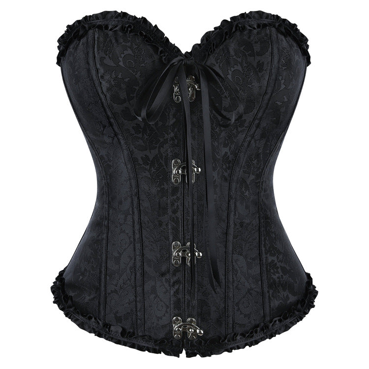 Women's Jacquard Boned Corset
