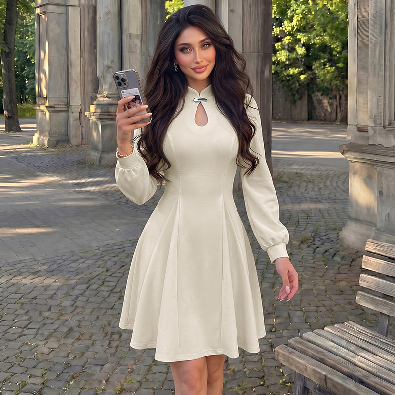 Women's Short Sleeve Cheongsam Dress