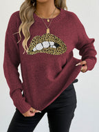 Wine Panther Grain Lip