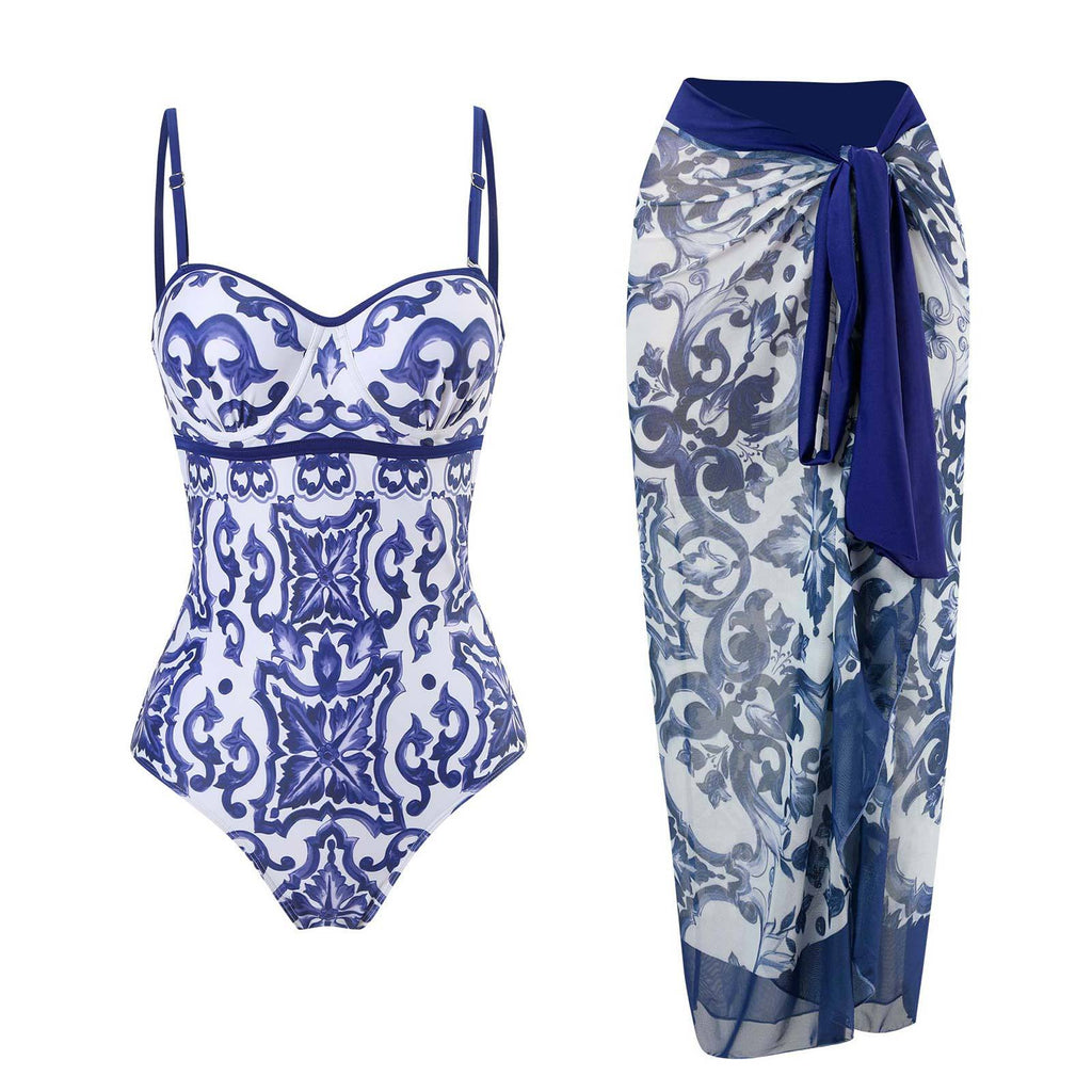 Blue and White Porcelain Set