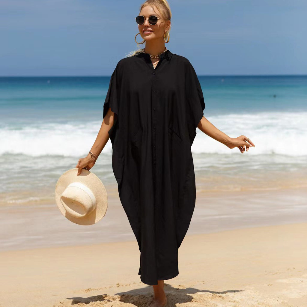 Cotton Shirt Bikini Swimwear