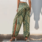 Split Bohemian Skinny Pants