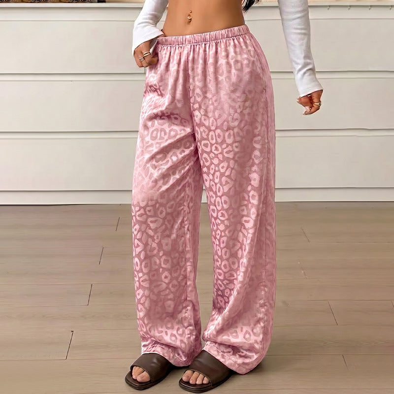 Women's Leopard Print Pajama Pants