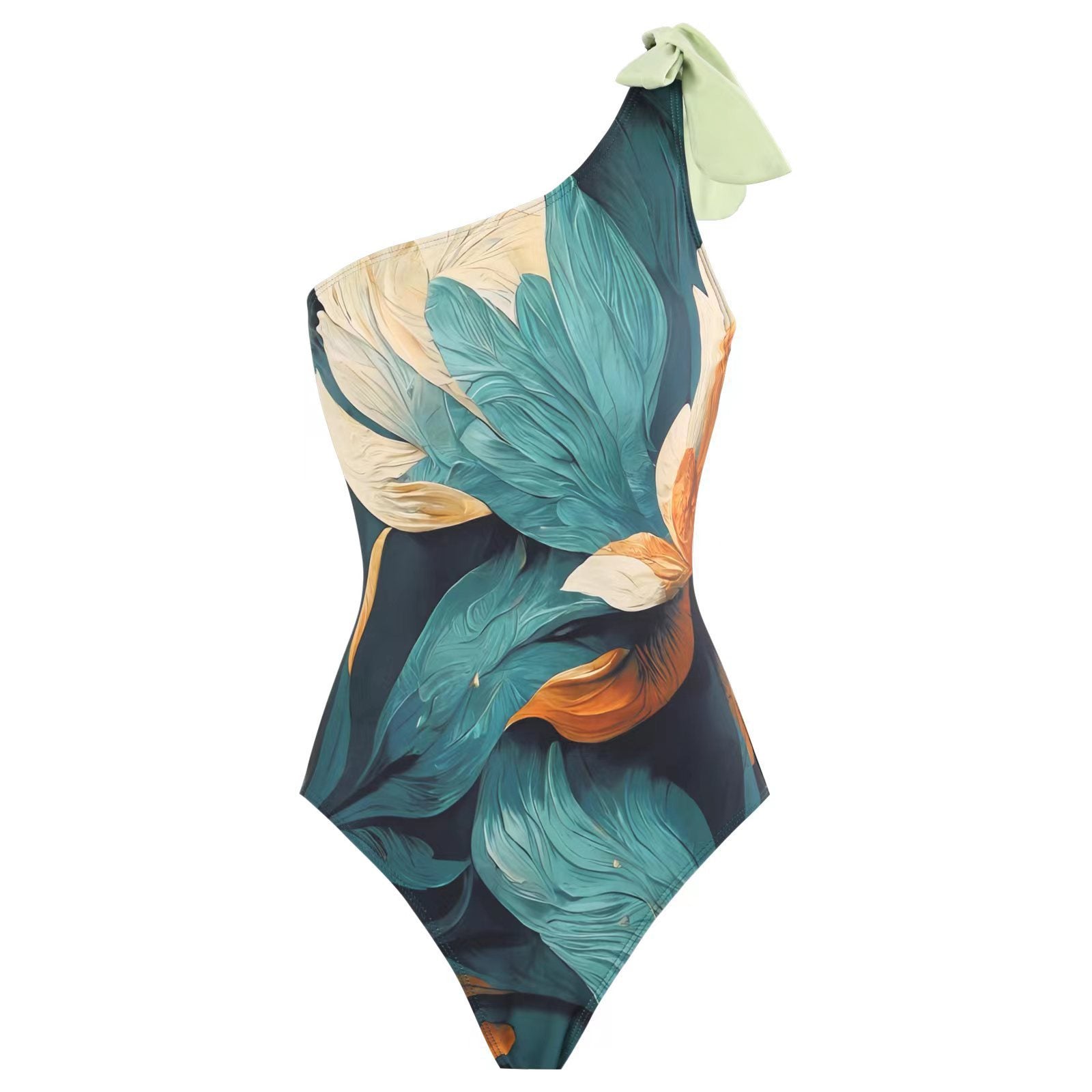 Digital Printing One-piece Swimwear