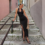 Women's Lace Halter Dress