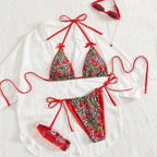 Halter Lace Bikini Swimwear