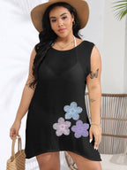 Black 3 Lace Flower