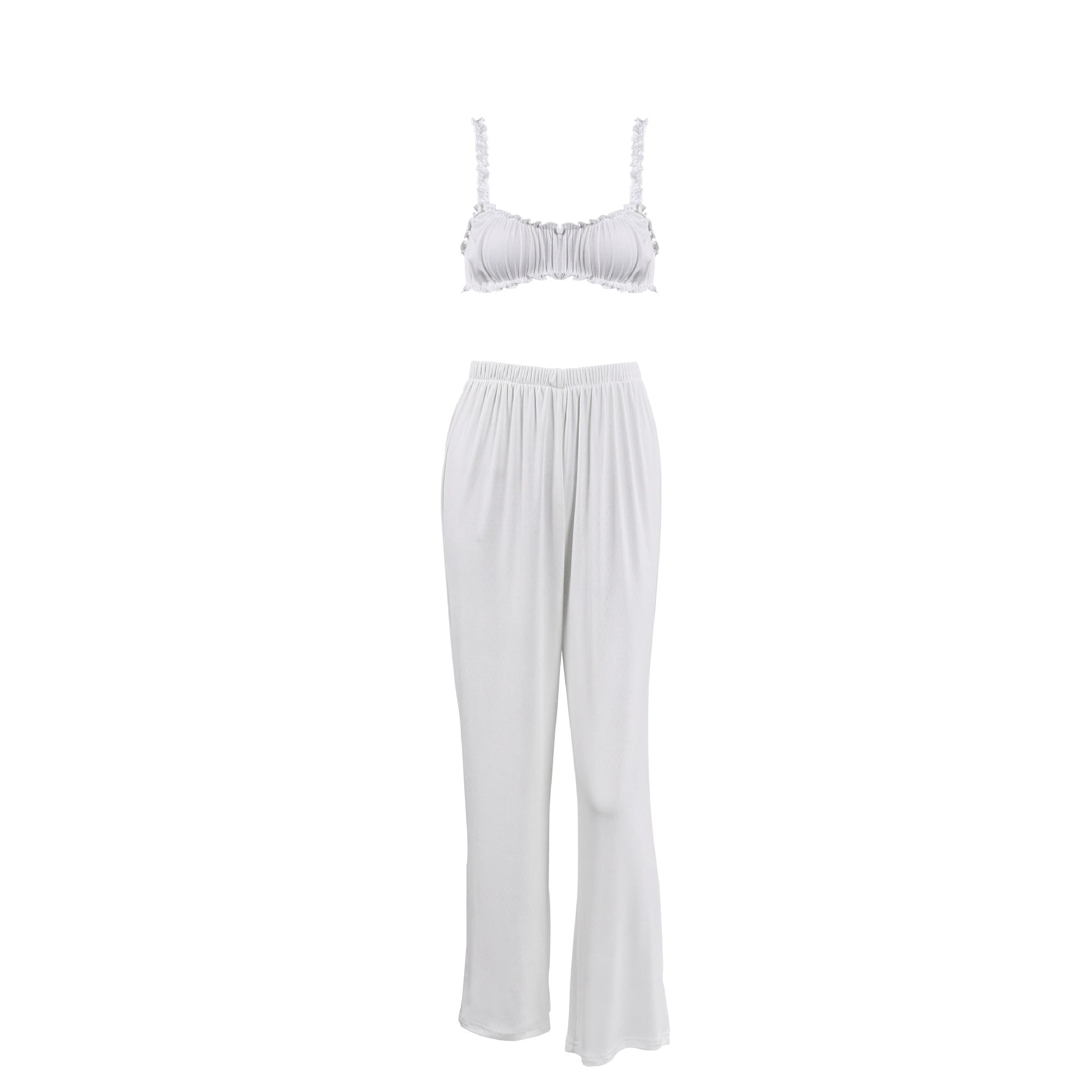 Women's Knitted Lace Pajama Set